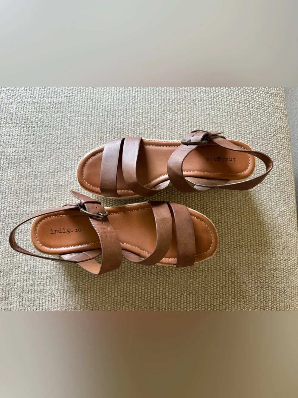 Women’s Brown Espadrille Platform Sandals